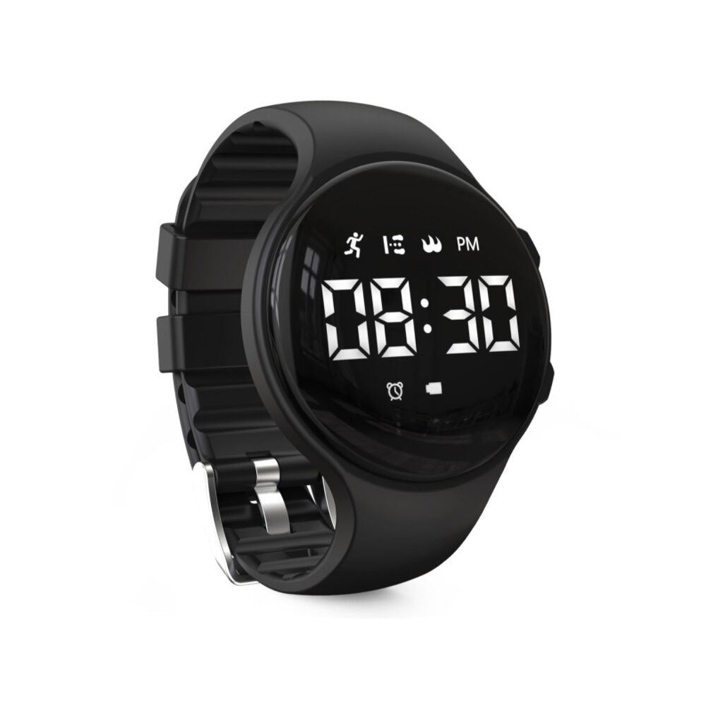 Frendorf | LED Digitaler Schrittzähler Uhr mit Vibrationsalarm – Fitness Tracker für Kinder