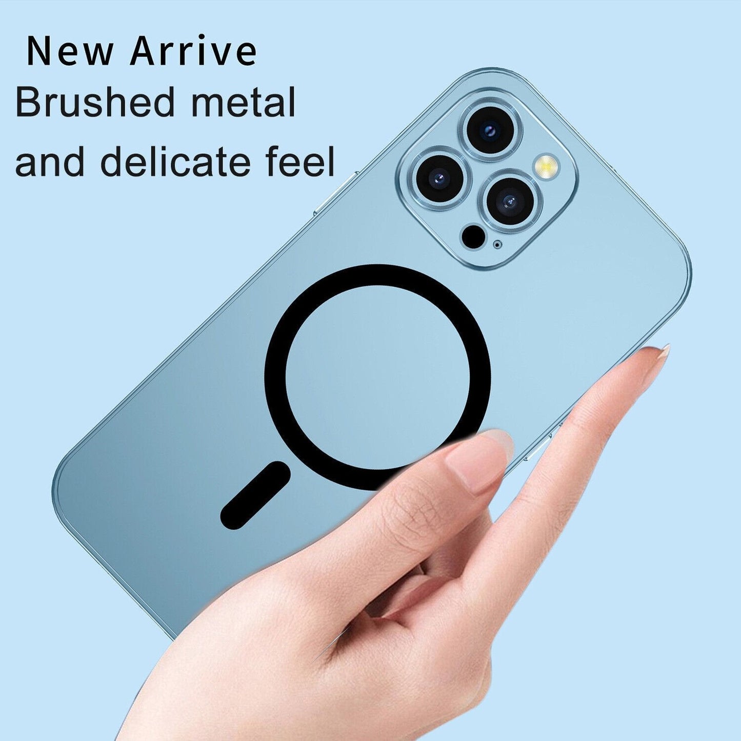 Aufladung Aluminium Metall Bumper Matte Case Cover für iPhone
