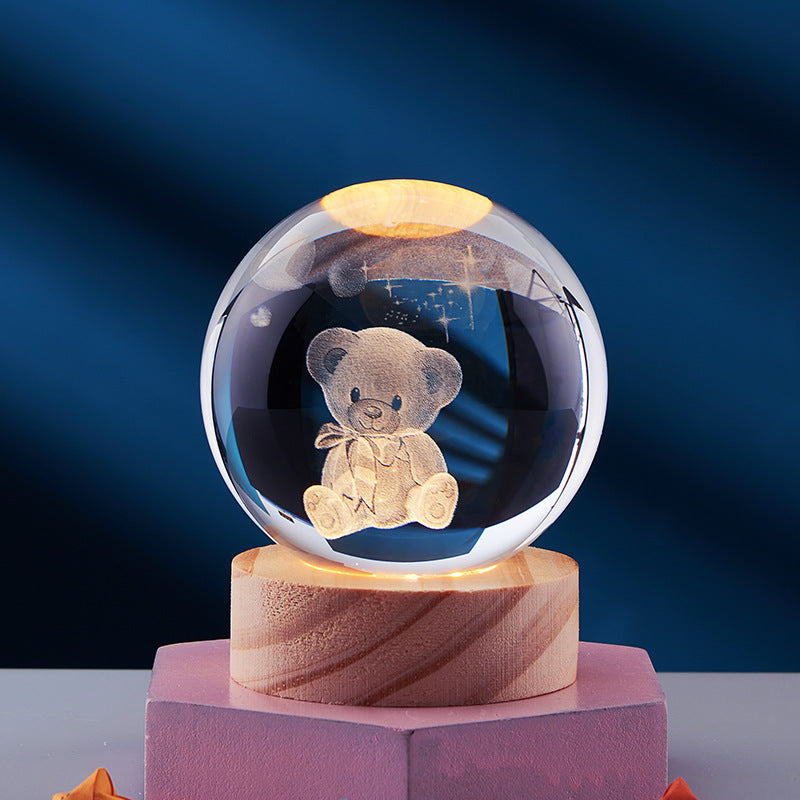 Frendorf | 3D Kristallkugel Nachtlampe