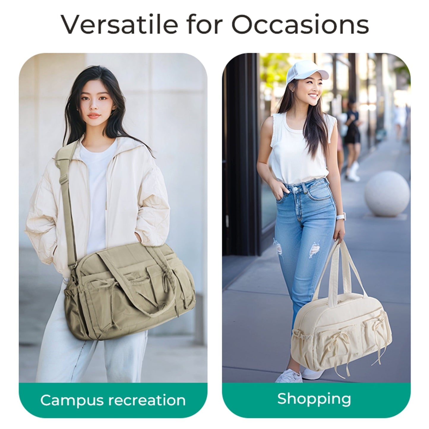 Frendorf | UrbanVibe Reisetasche | Modernes Design | Großes Fassungsvermögen | Vielseitig & Robuste