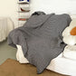 Handgefertigte Grobstrick Nordic Decke - Warm und Bequem