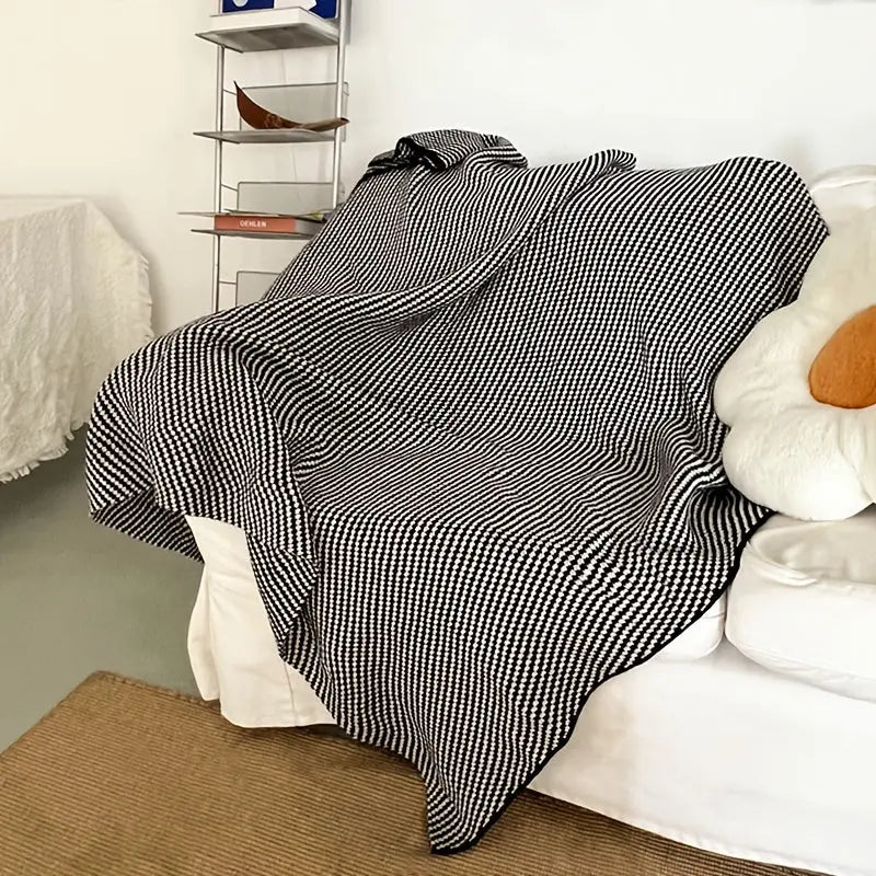 Handgefertigte Grobstrick Nordic Decke - Warm und Bequem