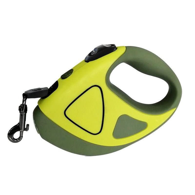 Frendorf | BRIGHTLEASH – LED-Hundeleine mit Reflektoren & Einzugsmechanismus für sichere Spaziergänge