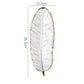 Nordic Light Luxury Stil auf goldener Federplatte Retro Schmuckplatte Aufbewahrung Platte Snack Platte Wohnkultur