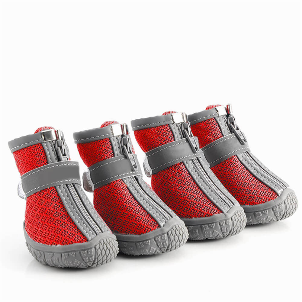 Haltbare Outdoor-Hundeschuhe mit Netzgewebe - All-Terrain-Pfoten Schutz