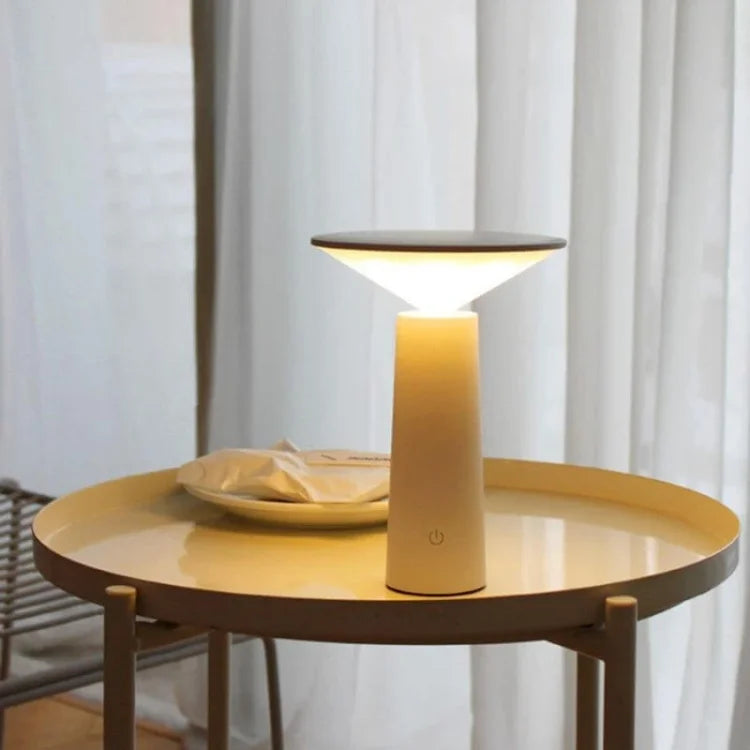 Frendorf | FlexiBright LED Tischlampe für draußen | Einstellbarer Arm | Drehbarer Kopf | Modernes Design | Kabellose Beleuchtung