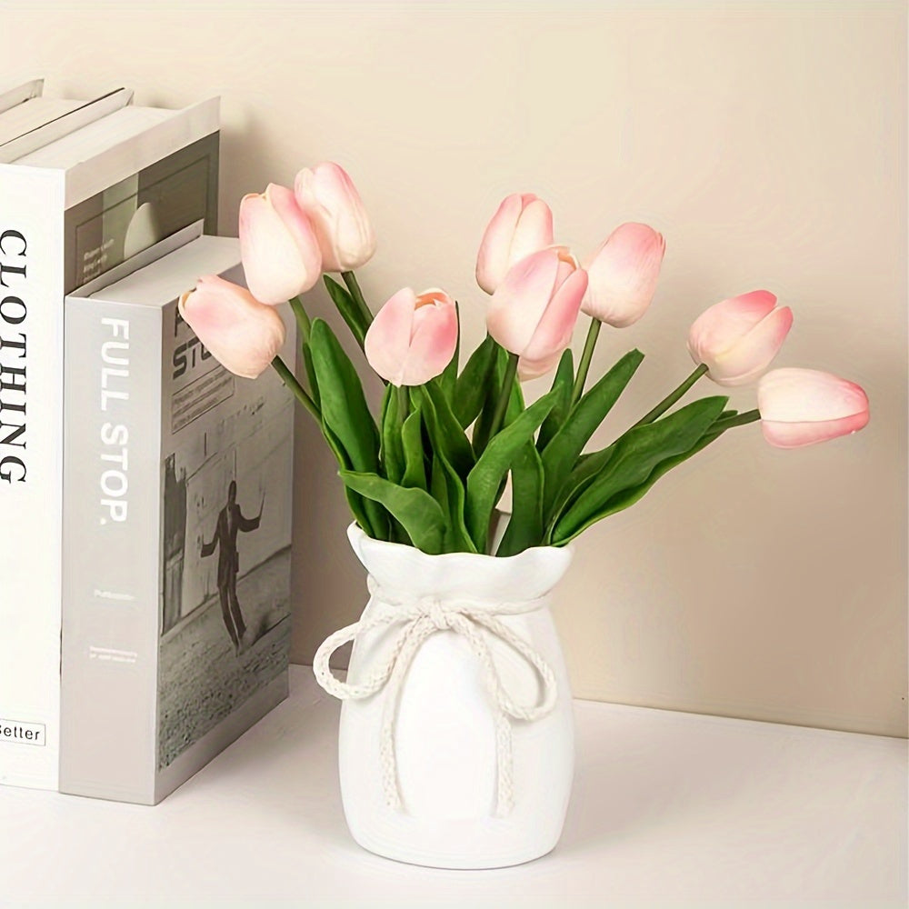 Frendorf | Bohemian geometrische dekorative Vase – Ideal für Frühlings- und Ostern Dekorationen