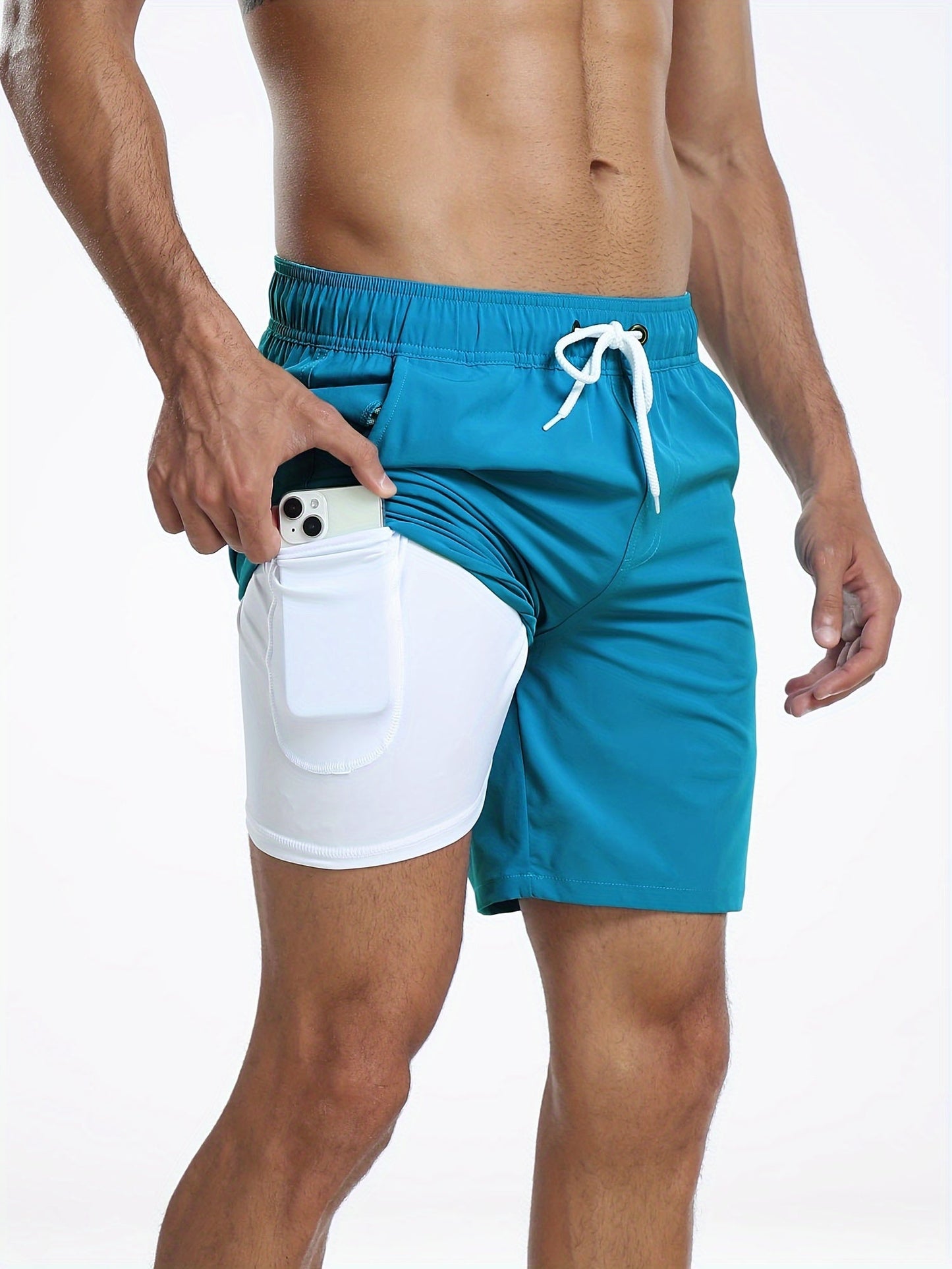Frendorf | Badehose | Schnell trocknende Stretch-Shorts für Männer mit Handytasche