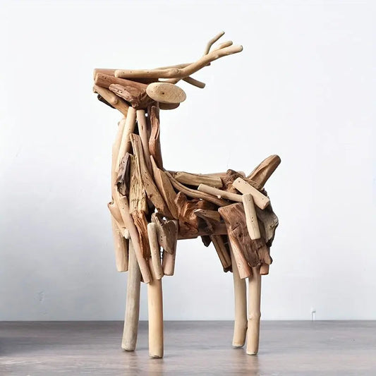 Frendorf | WoodGrace - Abstrakte Hirschskulptur