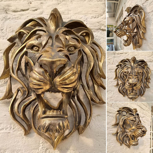 Löwenkopf Wandkunst
