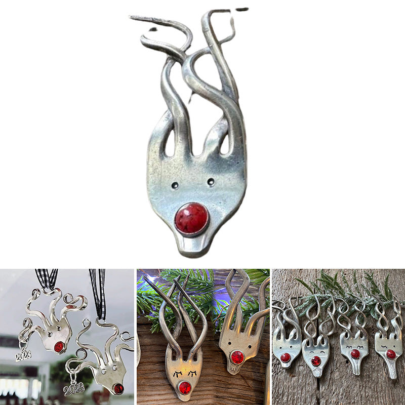 Frendorf | Lustiges Gabel-Rentier Ornament