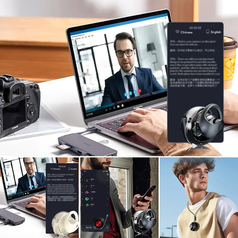 Frendorf |  TransMate - Bluetooth-Kopfhörer für kabellose Übersetzung