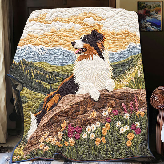 Serene Border Collie Decke