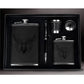 9oz Hochwertiges Edelstahl 304 Flachmann-Set Whiskey Wein Flasche Alkohol Getränkeflasche Reise Trinkgeschirr Für Geschenke