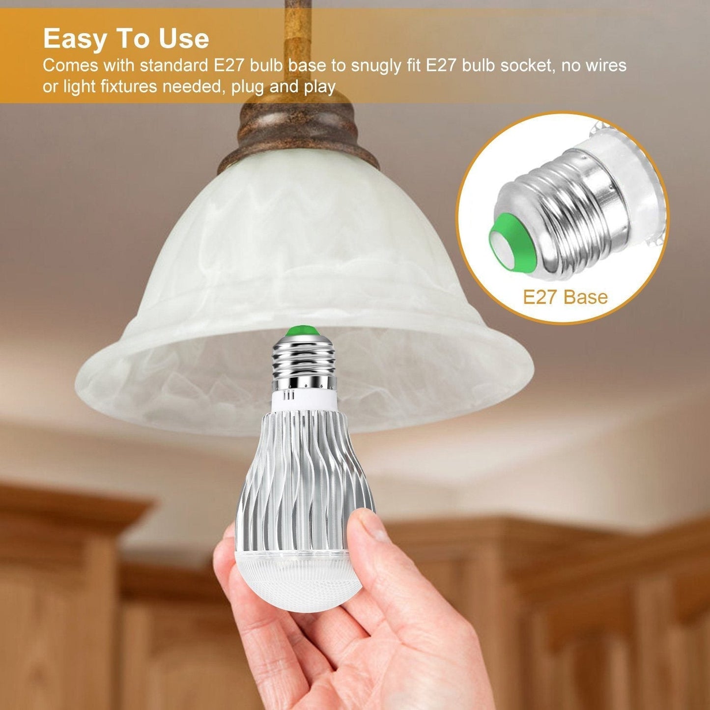 Frendorf | 9W LED Glühlampe E27 RGB Lampe