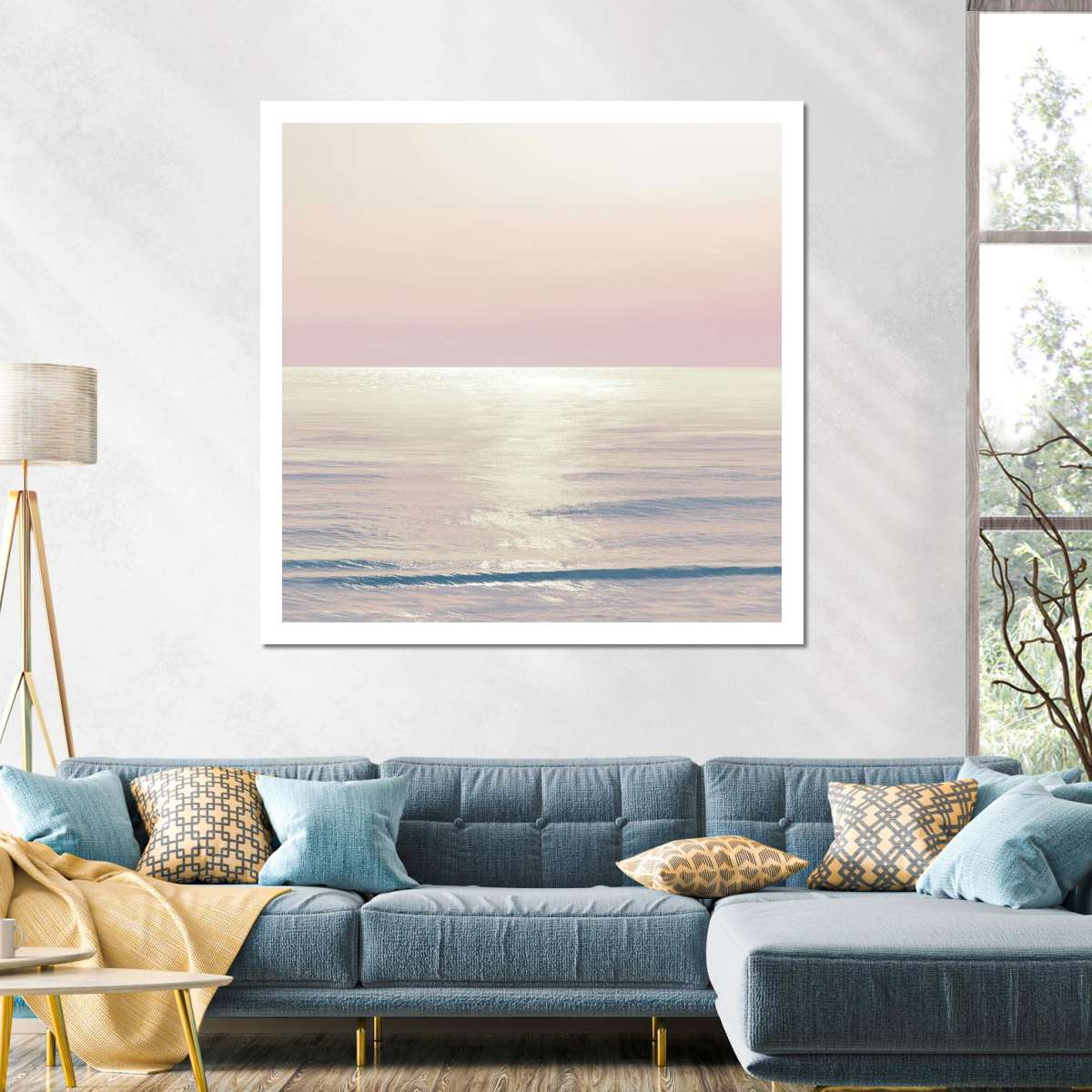 Frendorf | Moonlit Ocean Pink Blush II Wandkunst