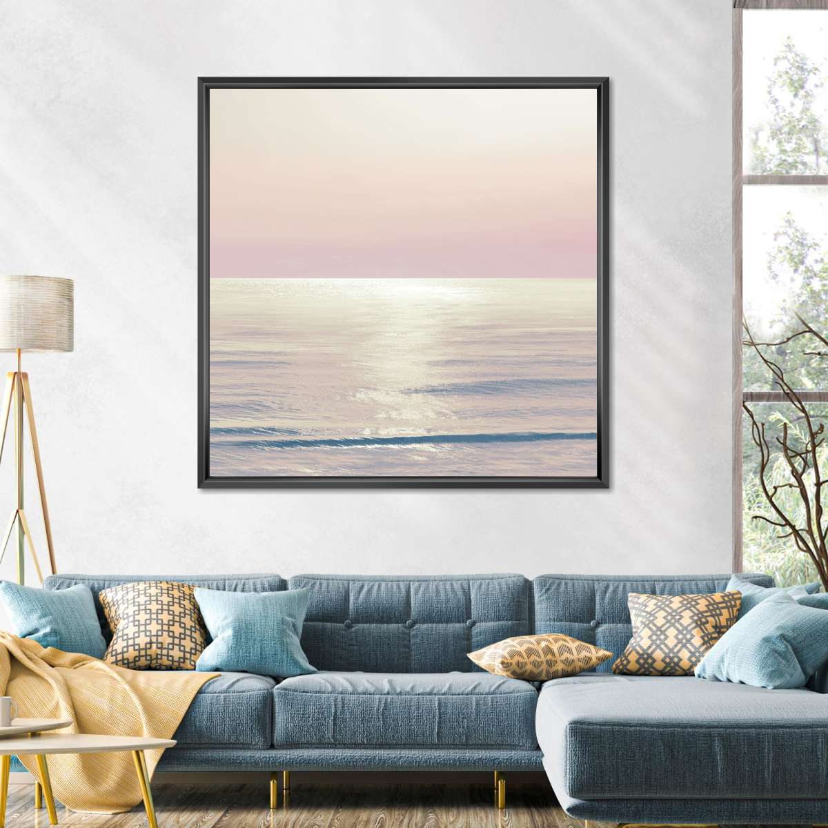 Frendorf | Moonlit Ocean Pink Blush II Wandkunst