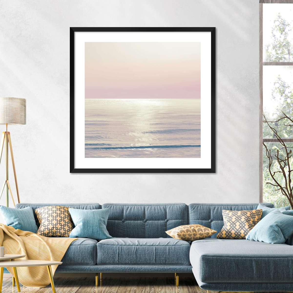 Frendorf | Moonlit Ocean Pink Blush II Wandkunst