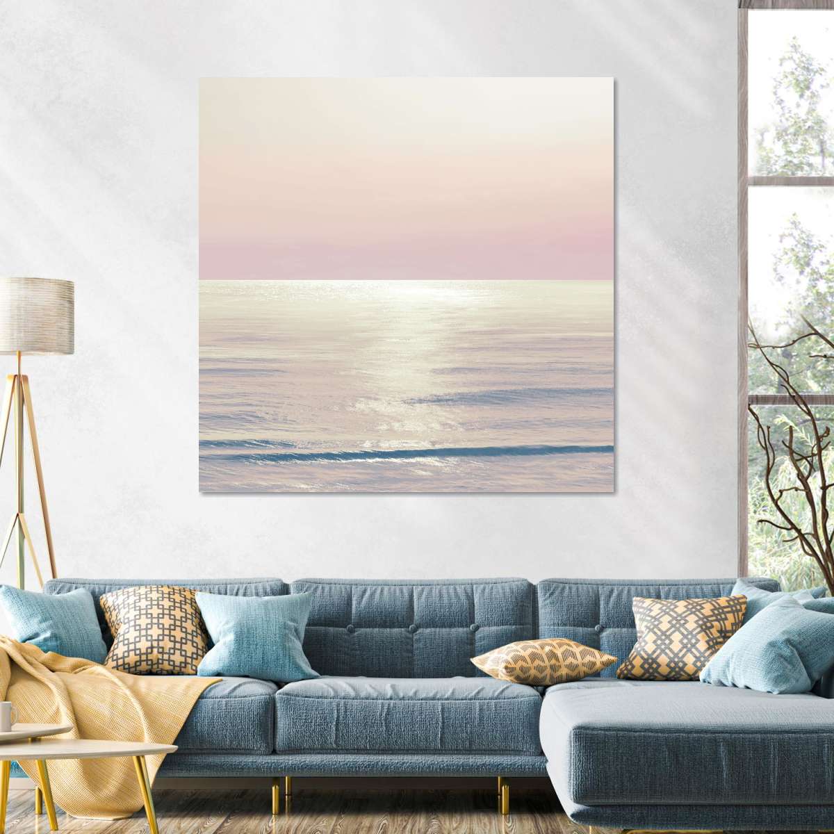 Frendorf | Moonlit Ocean Pink Blush II Wandkunst