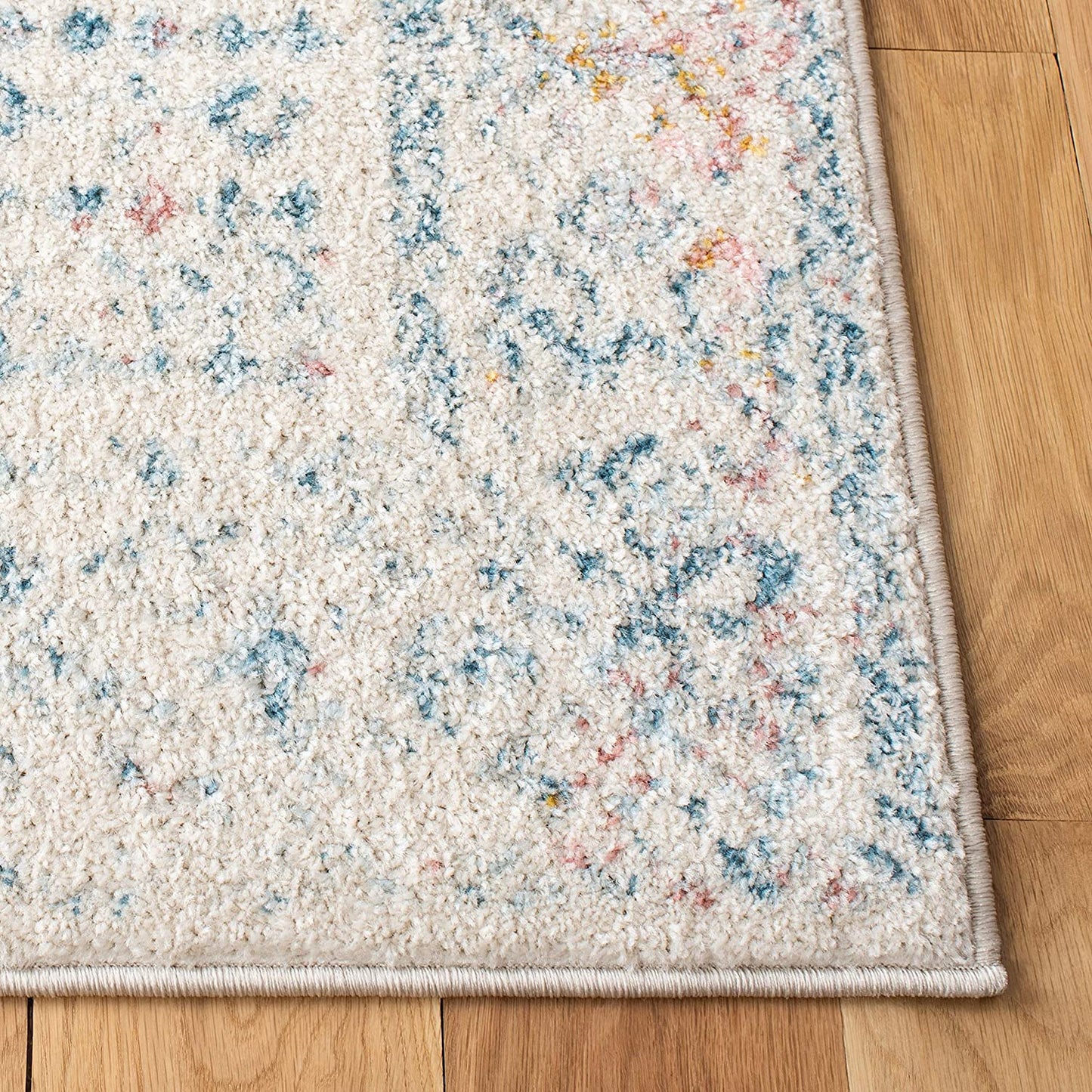 Marokkanischer Boho-Teppich Ivory / Terrakotta