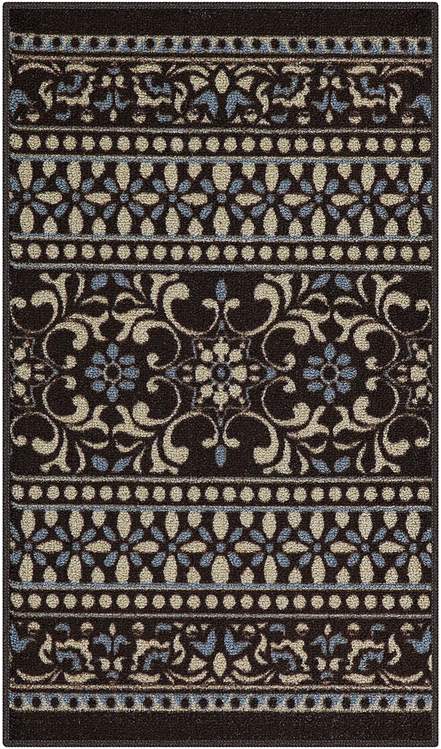 Maples Rugs Zoe Läufer Teppich rutschfest Flur Braun