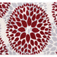 Frendorf | BloomNove Elegance Teppich | Grau & Rot | Blumendesign | Pflegeleicht & Modern
