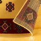 Frendorf | BorderLine Southwest Teppich | Umrandeter Elfenbein-Teppich | Modern & Pflegeleicht | Wohnzimmer & Flurbener Teppich
