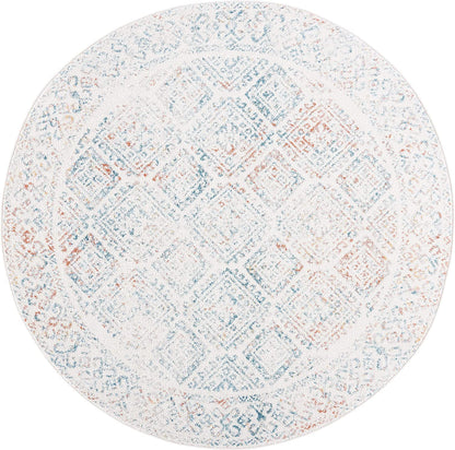 Marokkanischer Boho-Teppich Ivory / Terrakotta