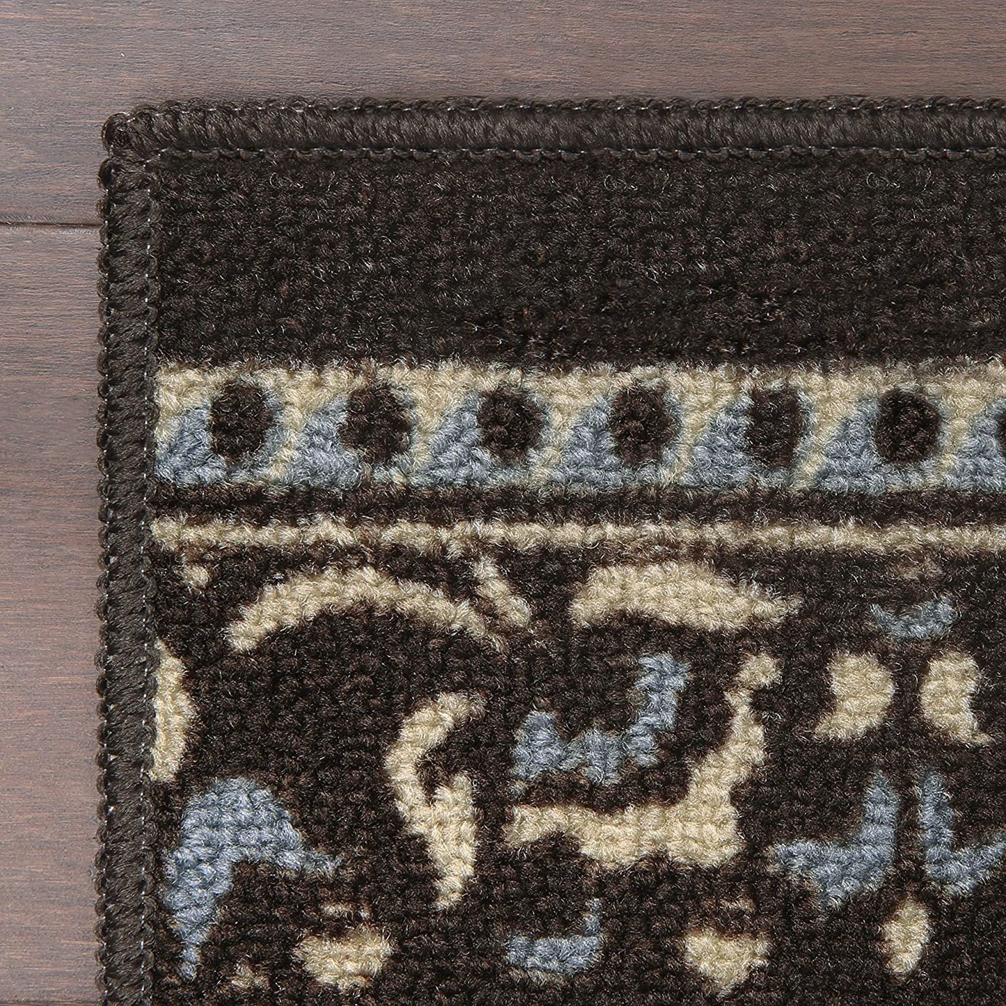 Maples Rugs Zoe Läufer Teppich rutschfest Flur Braun