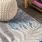 Tropics Palm Leaves Indoor/Outdoor Grau/Blau Teppich