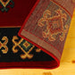 Frendorf | Redridge Southwest Teppich | Umrandeter Roter Teppich | Weich & Pflegeleicht | Wohnzimmer & Flur
