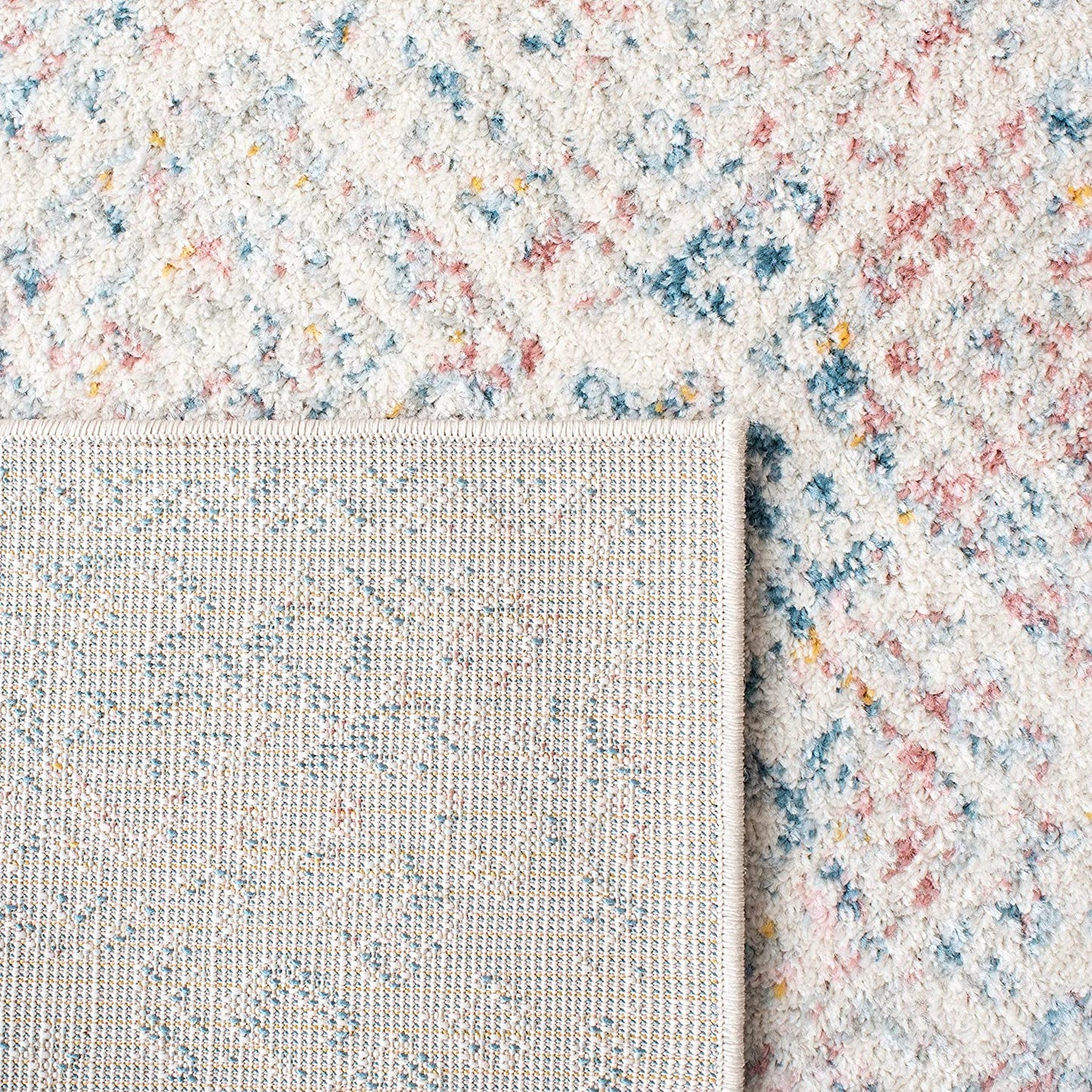 Marokkanischer Boho-Teppich Ivory / Terrakotta