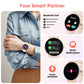 Frendorf | Neue 1,39'' Slim Touchscreen IP67 Wasserdichter Fitness Tracker Sport Smartwatch für Frauen
