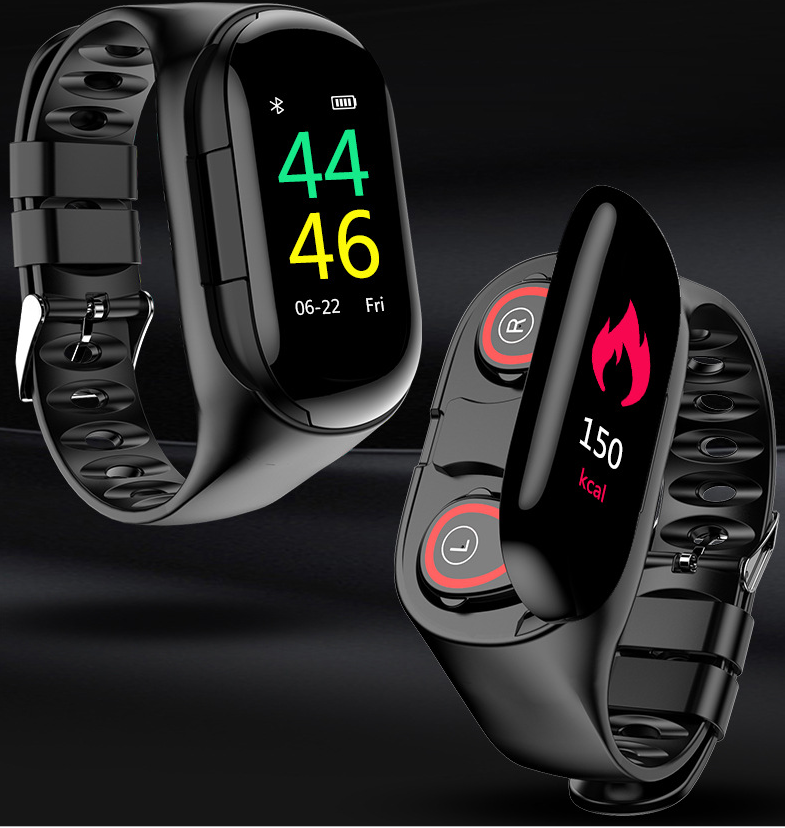 Frendorf | 2 In 1 Smartwatch mit Bluetooth-Ohrhörern