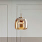 Frendorf | AmberGlow LED Pendelleuchte | Retro Metall & Glas | Elegante Raumbeleuchtung