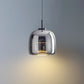 Frendorf | AmberGlow LED Pendelleuchte | Retro Metall & Glas | Elegante Raumbeleuchtung