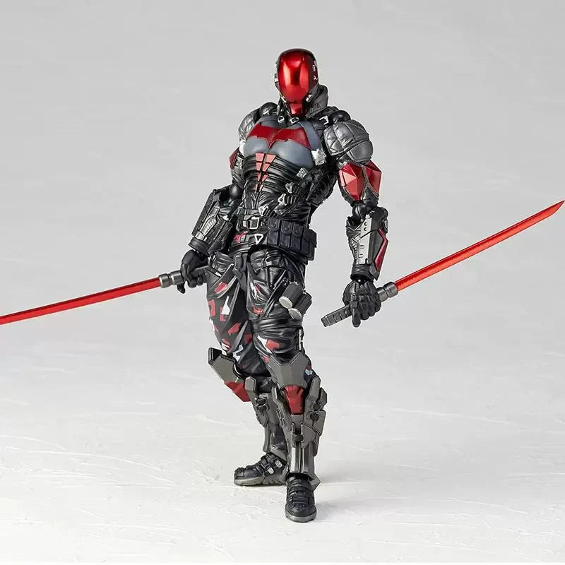 AMAZING YAMAGUCHI Arkham Knight Actionfigur #024 Modell PVC Fledermaus 17 cm Sammlung Bewegliche Anime-Figur Spielzeuge für Kinder Geschenke