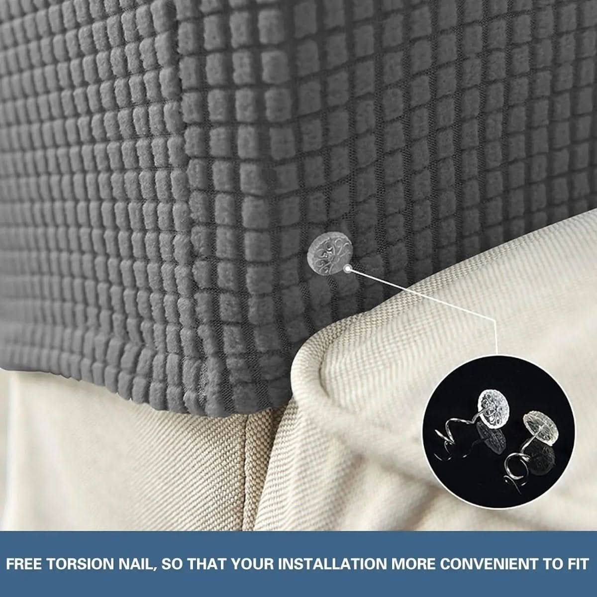 Frendorf | 2-teilige wasserdichte Armlehnenbezüge mit Jacquard-Design