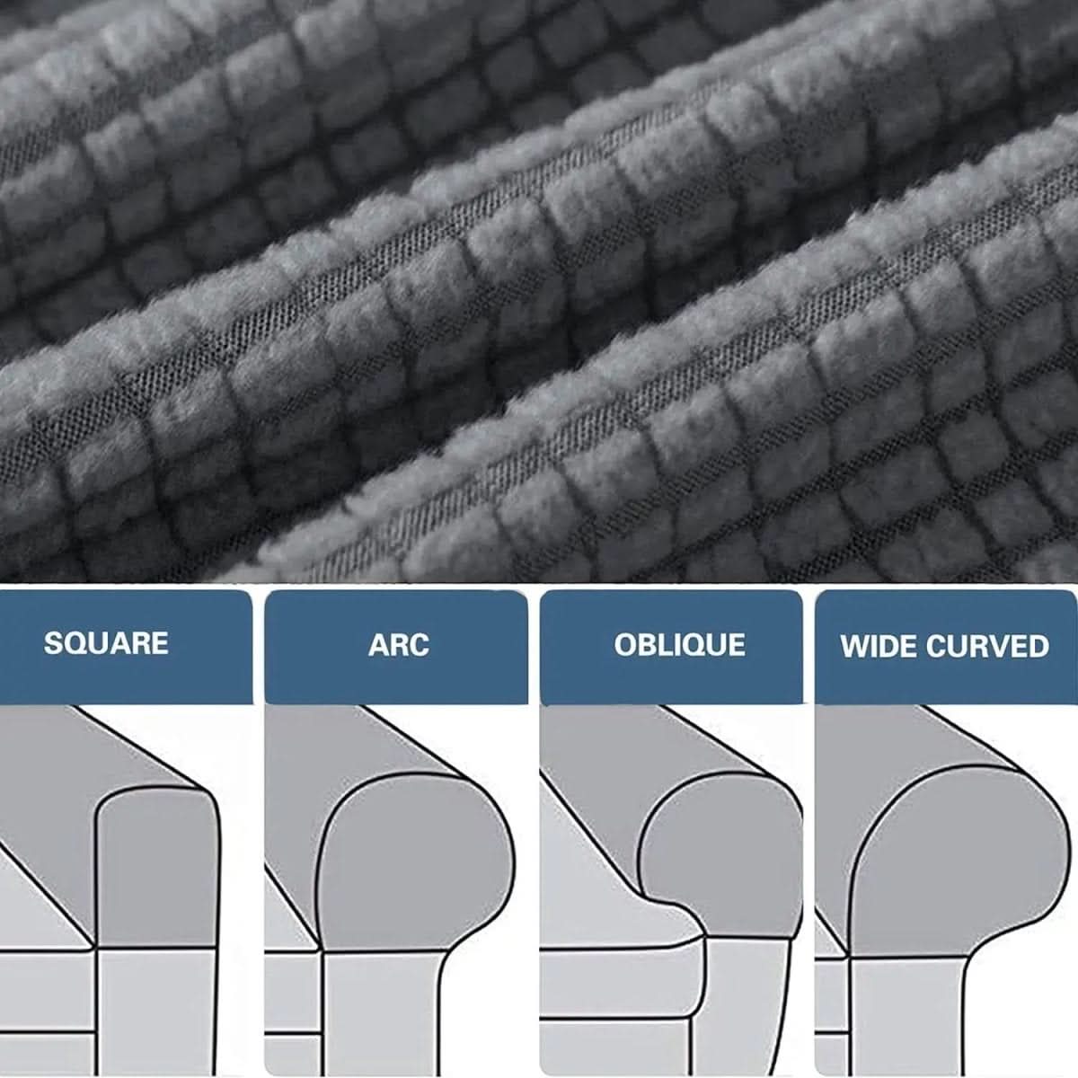 Frendorf | 2-teilige wasserdichte Armlehnenbezüge mit Jacquard-Design