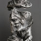 ARTLOVIN Vintage Denker Figurine Abstraktes Gesicht Kunstskulptur No Hören/Sprechen/Sehen Moderne Heimharz Dekorative Schreibtischdekorationen