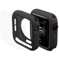 Frendorf | ENKAY Hat-Prince 2 in 1 TPU halbgekleidete Schutzhülle + 3D Full Screen PET gebogene Wärmebiege HD Bildschirmprotektor für Apple Watch Series 5 & 4 44mm (Schwarz)