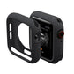 Frendorf | ENKAY Hat-Prince 2 in 1 TPU halbgekleidete Schutzhülle + 3D Full Screen PET gebogene Wärmebiege HD Bildschirmprotektor für Apple Watch Series 5 & 4 44mm (Schwarz)