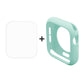 Frendorf | ENKAY Hat-Prince 2 in 1 TPU halbklare Schutzhülle + 3D Vollbild PET gebogene Wärmebiege HD Bildschirmfolie für Apple Watch Series 5 & 4 44mm (Grün)