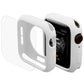 Frendorf | ENKAY Hat-Prince 2 in 1 TPU Semi-bedeckter Schalen + 3D Vollbild PET Gebogenes Wärme-Biegung HD Bildschirm Schutzfolie für Apple Watch Series 5 & 4 44mm(Weiß)