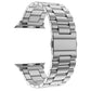 Frendorf | Für Apple Watch Series 10 42mm / 9&8&7 41mm / SE 3&SE 2&6&SE&5&4 40mm / 3&2&1 38mm Klappverschluss 3 Perlen Edelstahl Armband (Silber)