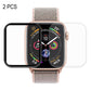 Frendorf | 2 PCS ENKAY Hat-Prince 3D Vollbild PET + 3D Vollbild Elektroplattierung PET Gebogen Wärmebiegen HD Displayschutz für Apple Watch Series 4 40mm