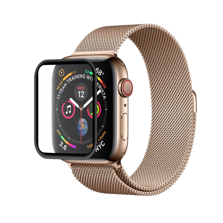 Frendorf | 2 PCS ENKAY Hat-Prince 3D Vollbild PET + 3D Vollbild Elektroplattierung PET Gebogen Wärmebiegen HD Displayschutz für Apple Watch Series 4 40mm