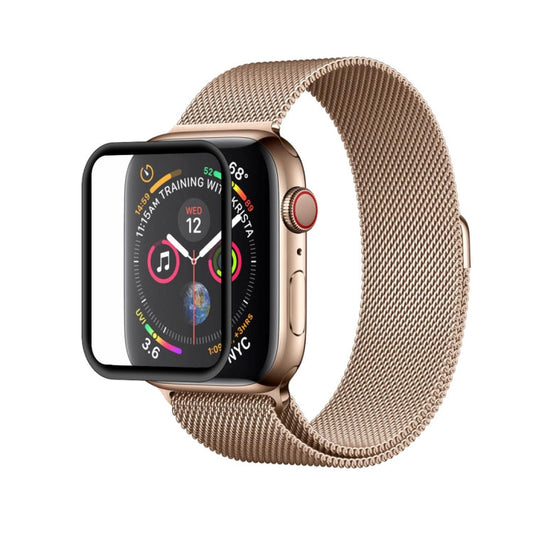 Frendorf | 2 PCS ENKAY Hat-Prince 3D Vollbild PET + 3D Vollbild Elektroplattierung PET Gebogen Wärmebiegen HD Displayschutz für Apple Watch Series 4 40mm