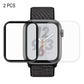 Frendorf | 2 PCS ENKAY Hat-Prince 3D Vollbild PET + 3D Vollbild Elektrotitanisierung PET Krümmung Wärme Biegen HD Bildschirmprotektor für Apple Watch Series 4 44mm