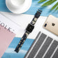 Frendorf | Stoff+Rindsleder-Uhrarmband für Apple Apple Watch Series 7 41mm / 6 & SE & 5 & 4 40mm / 3 & 2 & 1 38mm